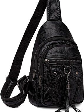 NEW Cross Body Sling Bag Crossbody Trendy w Strap Backpack Classy Travel Bag